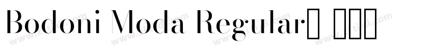Bodoni Moda Regular下字体转换